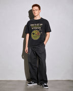 engineer's attention Premium Shirt — Black Model Full Body