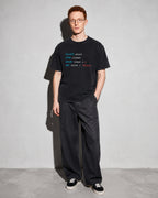 Querying my black Premium Shirt — Black Model Full Body