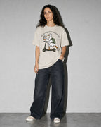 Off To Regulate Dopamine Premium Shirt — Ivory Model Full Body