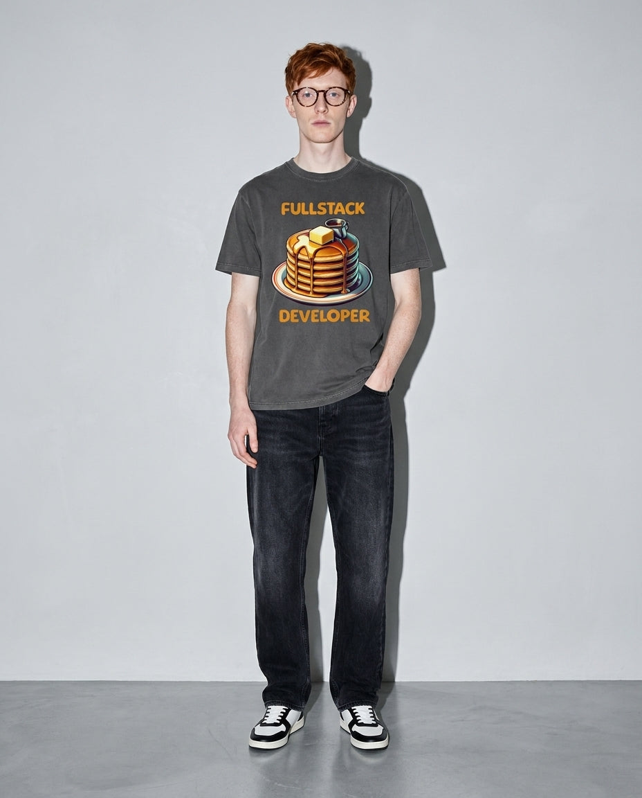 Fullstack Engineer - Pancake Premium Shirt — Pepper Model Full Body