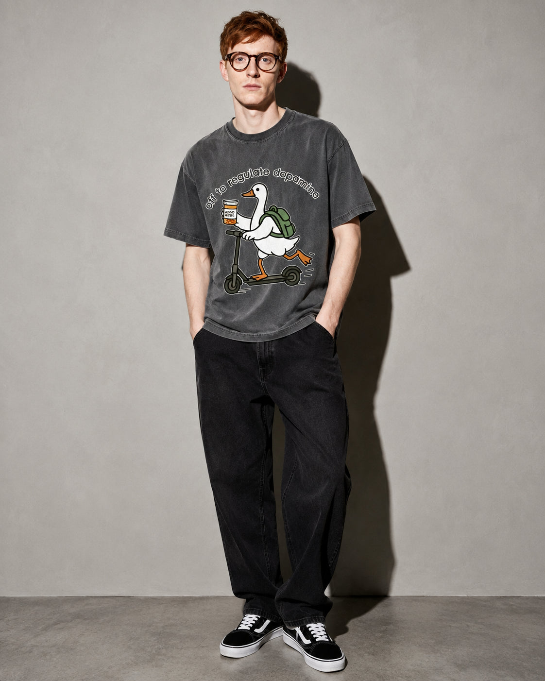 Off To Regulate Dopamine Premium Shirt — Pepper Model Full Body