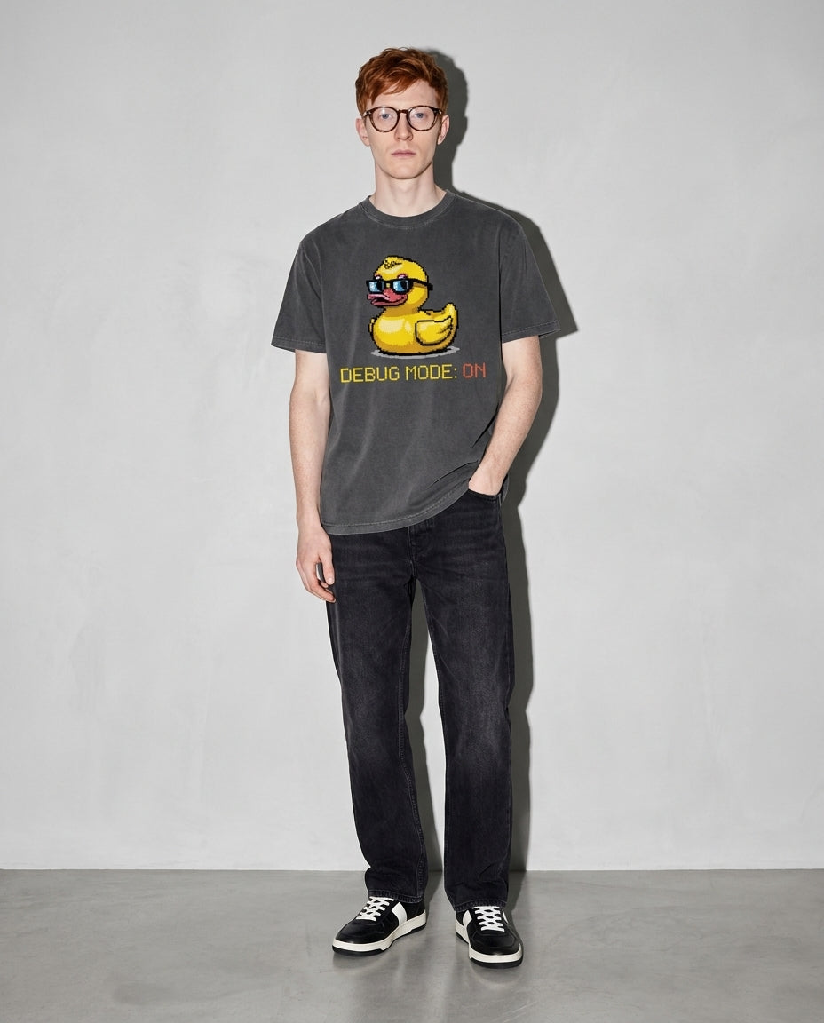 Debug mode: ON Premium Shirt — Pepper Model Full Body
