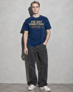 i've got connections Premium Shirt — True Navy Model Full Body