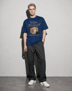 Nice Package Premium Shirt — True Navy Model Full Body