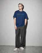 i test in PROD Premium Shirt — True Navy Model Full Body