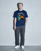 localhost vs production Premium Shirt — True Navy Model Full Body