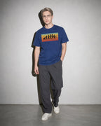 evolution of developers Premium Shirt — True Navy Model Full Body