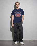My Heart Belongs To Claude Premium Shirt — True Navy Model Full Body