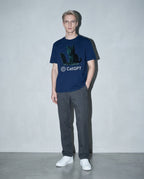 catGPT Premium Shirt — True Navy Model Full Body