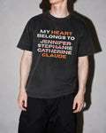 My Heart Belongs To Claude Premium Shirt — Black Model Zoom Hero