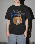 Nice Package Premium Shirt — Black Model Zoom Hero