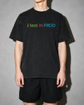 i test in PROD Premium Shirt — Black Model Zoom Hero