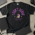 I Don't Debug Shirt in Black, Comfort Colors 1717 tee flat lay