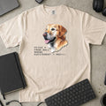 Fetch From Ball Dog SQL Shirt in Ivory, Comfort Colors 1717 tee flat lay