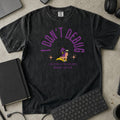 I Don't Debug I Just Stare at the Code Shirt in Black, Comfort Colors 1717 tee flat lay