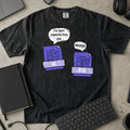 I'm More Powerful Than You R and Python Shirt in Black, Comfort Colors 1717 tee flat lay