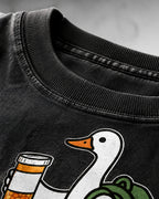 Off To Regulate Dopamine Premium Shirt — 100% Ringspun Cotton Macro Detail