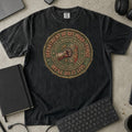 Department of Git Push Force Shirt in Black, Comfort Colors 1717 tee flat lay