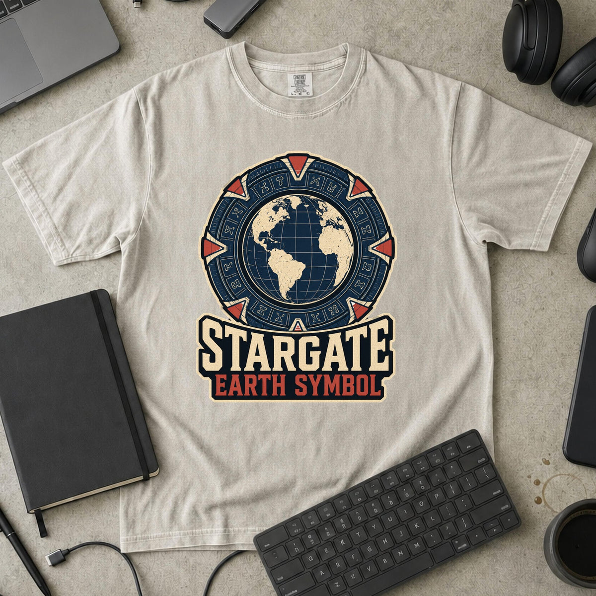 Nerd Collection Artwork 014 Premium Shirt - Ivory mockup