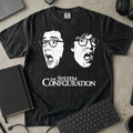 The System Configuration Shirt in Black, Comfort Colors 1717 tee flat lay