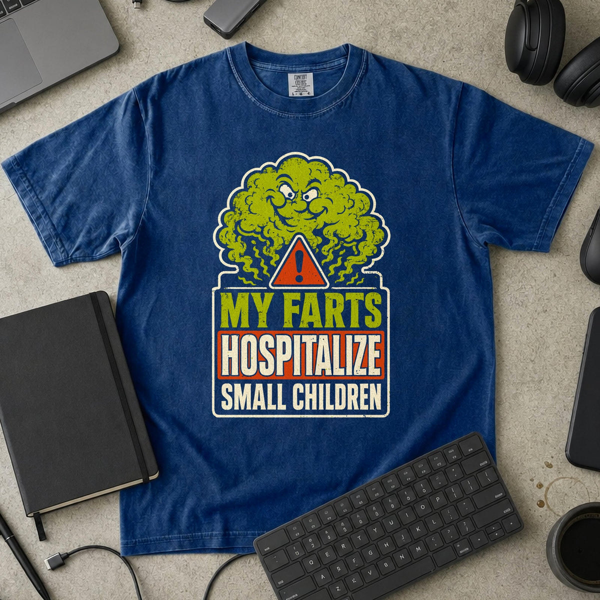 Nerd Collection Artwork 001 Premium Shirt - True Navy mockup