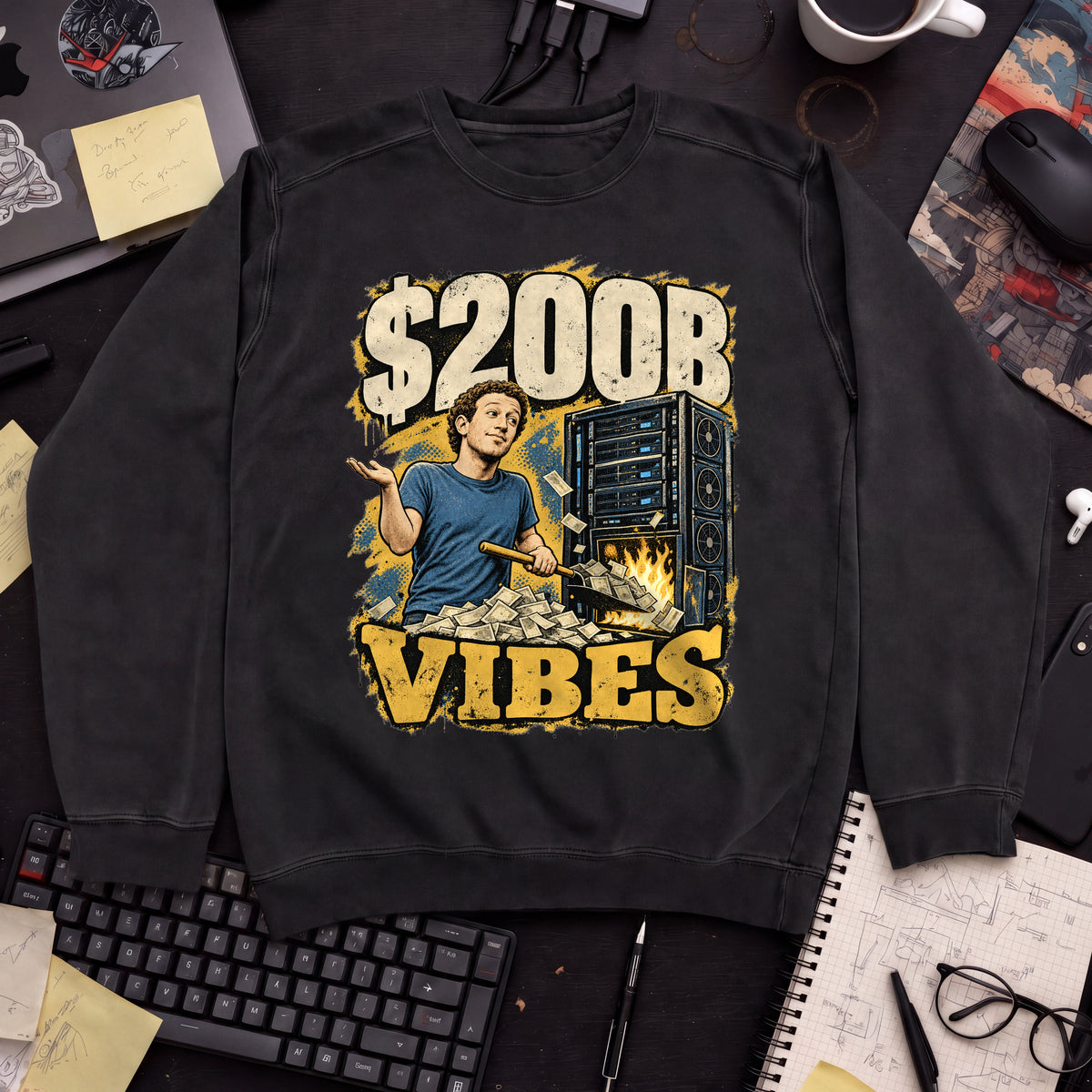 $200B Vibes Sweatshirt sweatshirt — Black