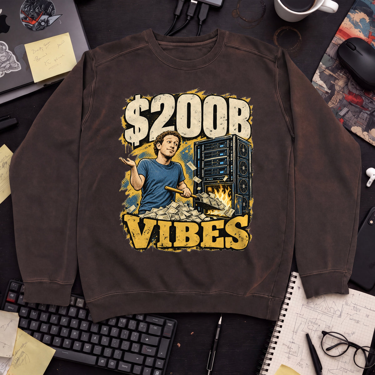 $200B Vibes Sweatshirt sweatshirt — Hot Chocolate