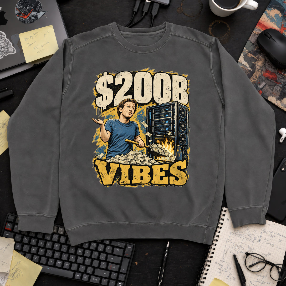 $200B Vibes Sweatshirt sweatshirt — Pepper