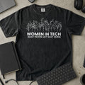 Women in Tech Busy Moms Get It Done Shirt in Black, Comfort Colors 1717 tee flat lay