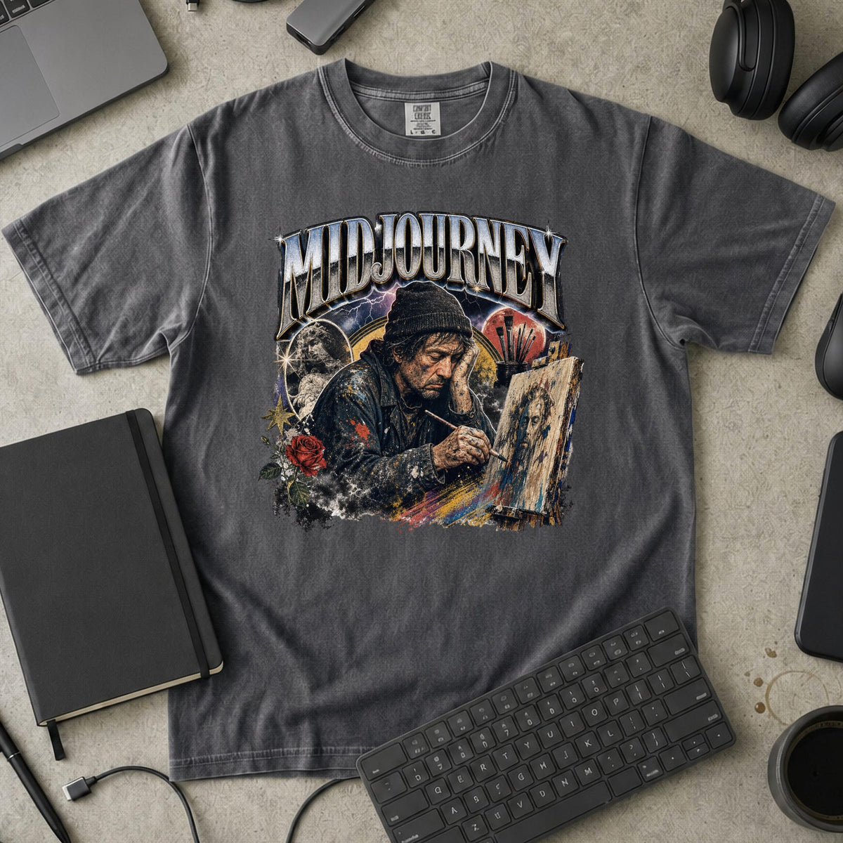 Nerd Collection Artwork 023 Premium Shirt - Pepper mockup