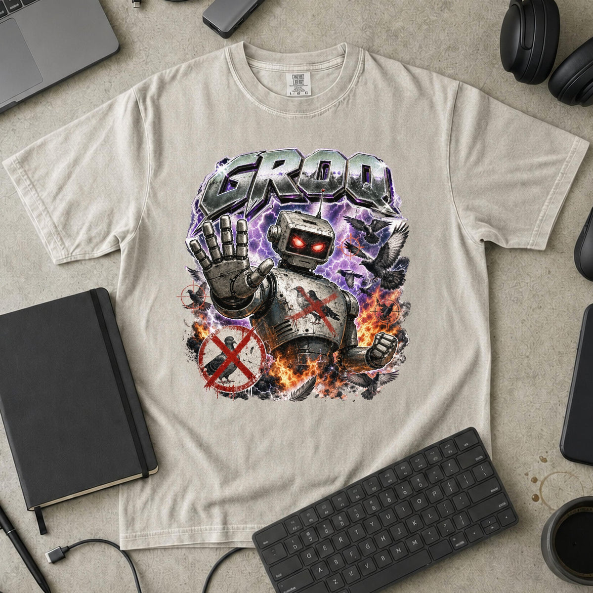 Nerd Collection Artwork 024 Premium Shirt - Ivory mockup