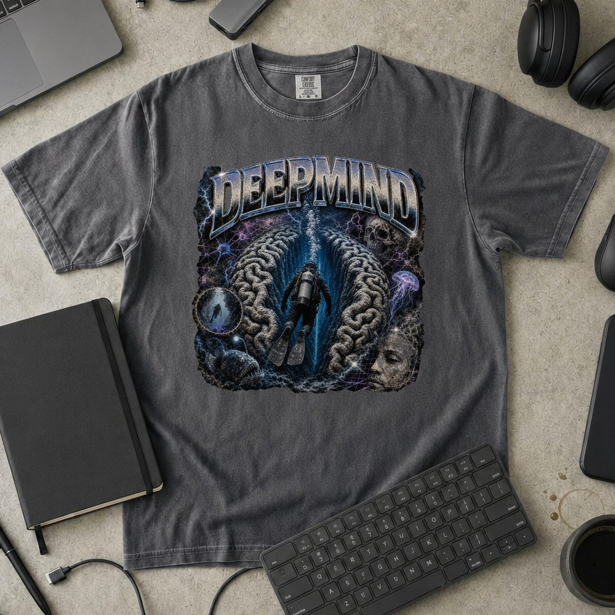 Nerd Collection Artwork 027 Premium Shirt - Pepper mockup