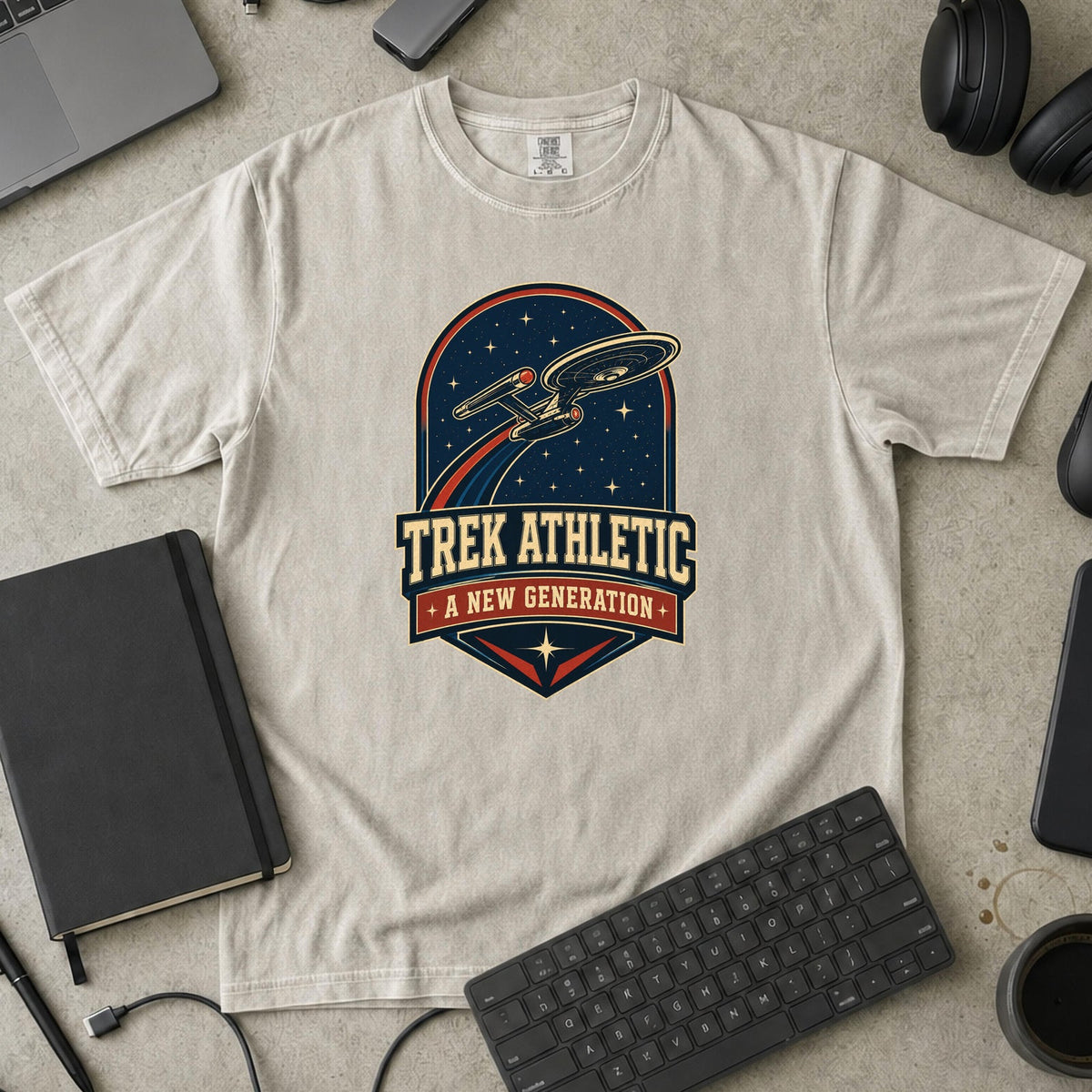 Nerd Collection Artwork 002 Premium Shirt - Ivory mockup