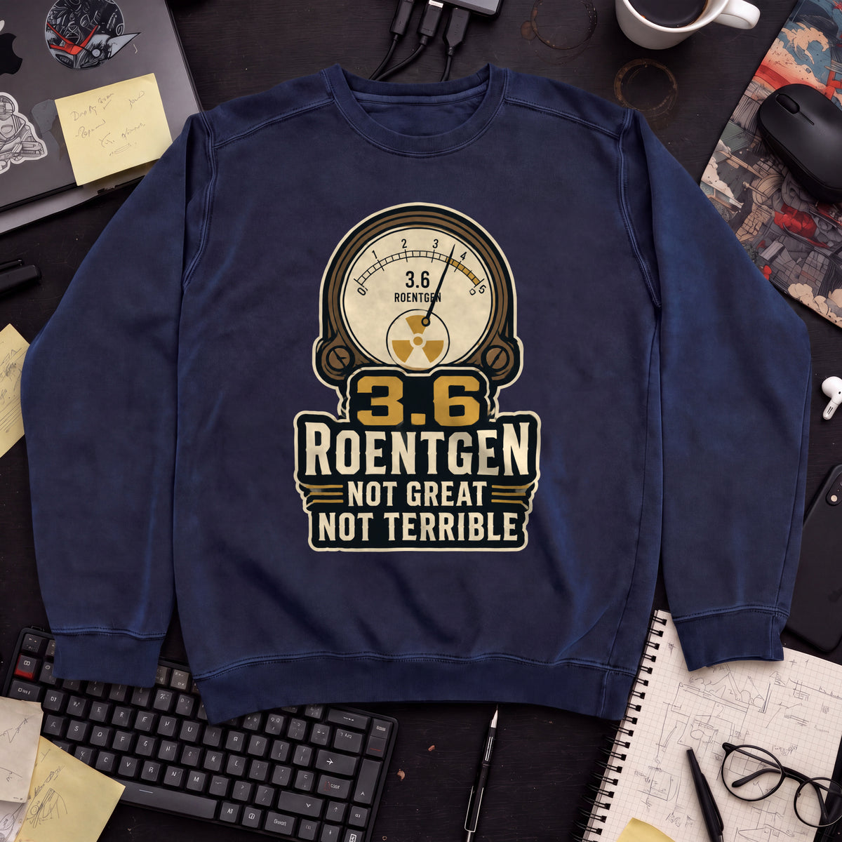 3.6 Roentgen Sweatshirt — Navy