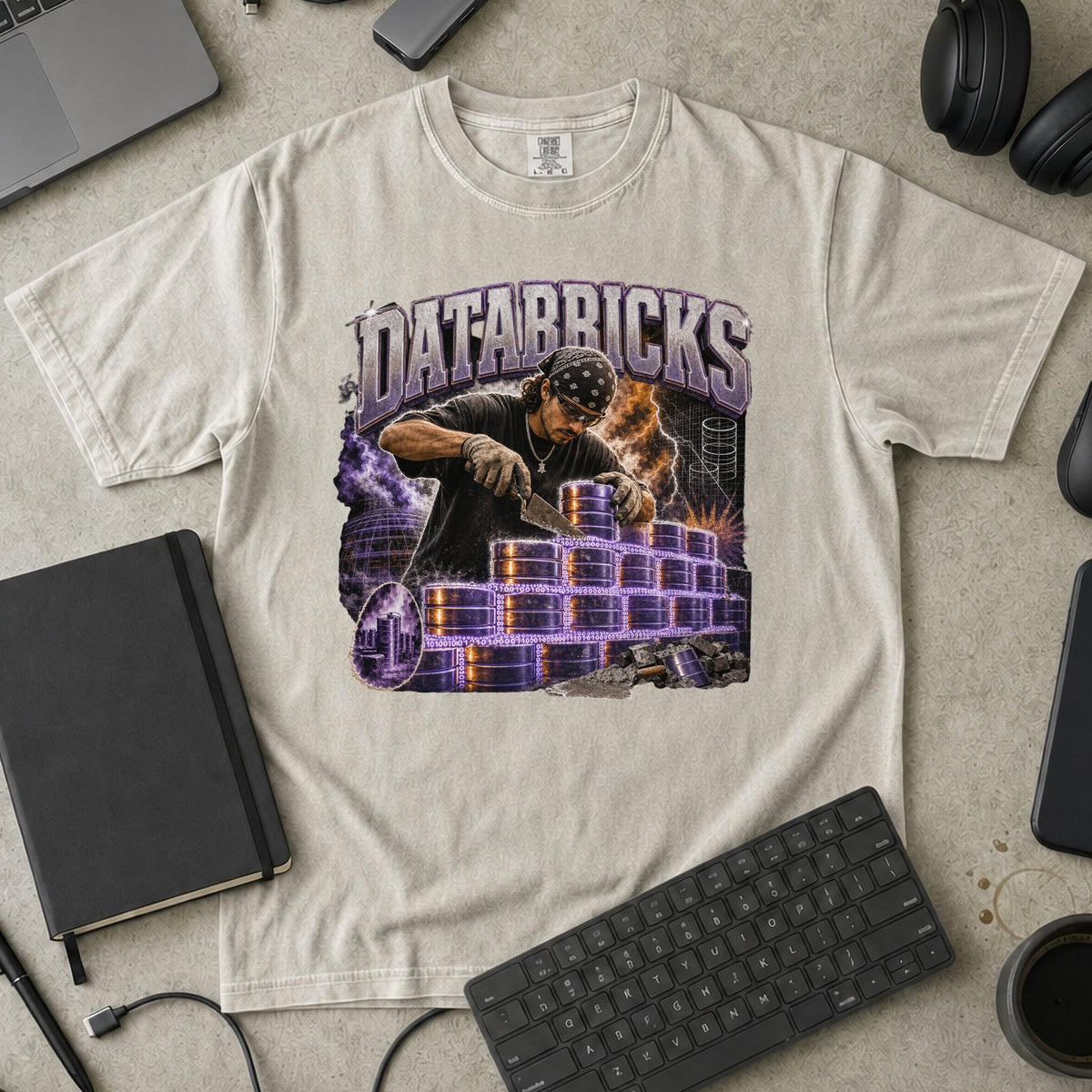 Nerd Collection Artwork 030 Premium Shirt - Ivory mockup