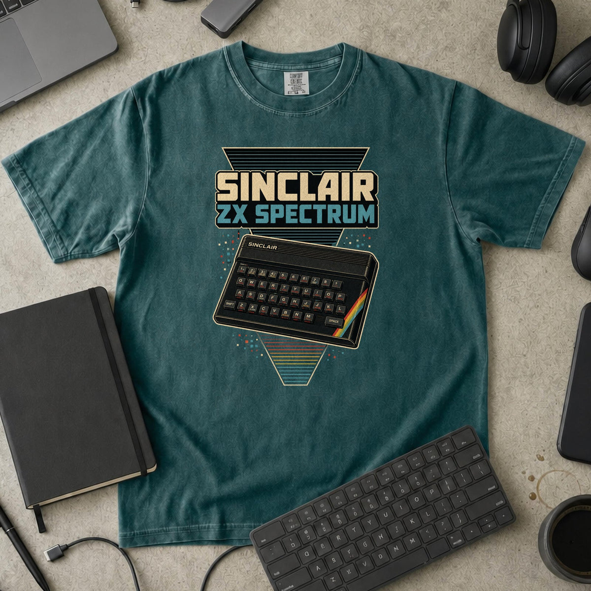 Nerd Collection Artwork 003 Premium Shirt - Blue Spruce mockup