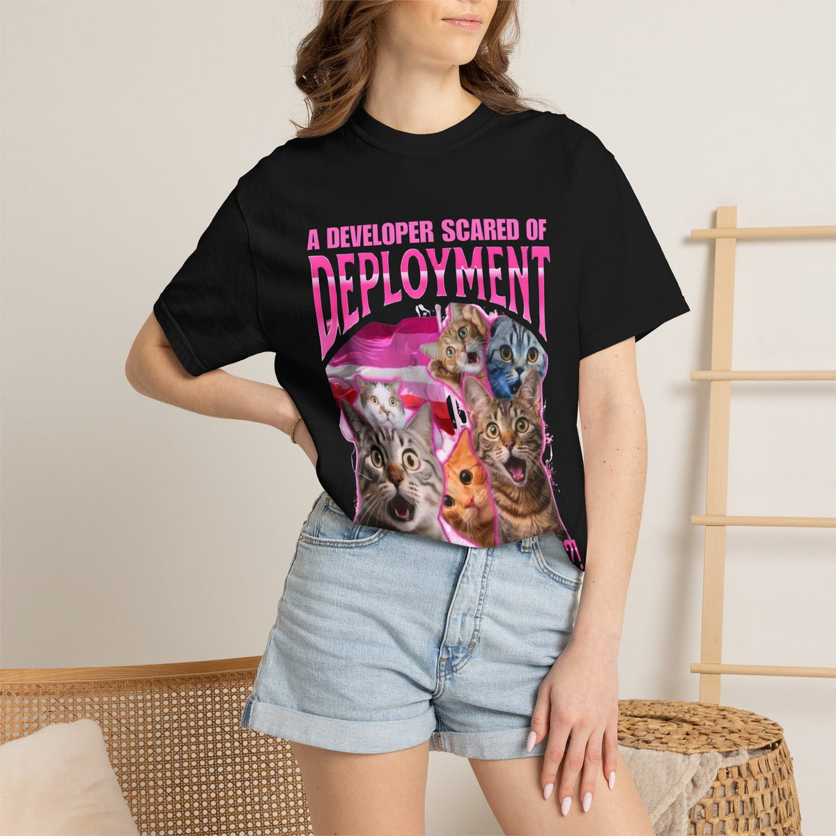 developer scared of deployment Shirt