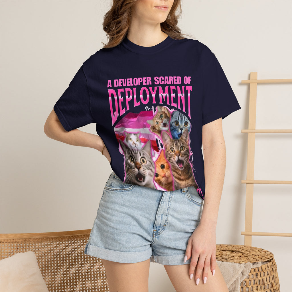 developer scared of deployment Shirt