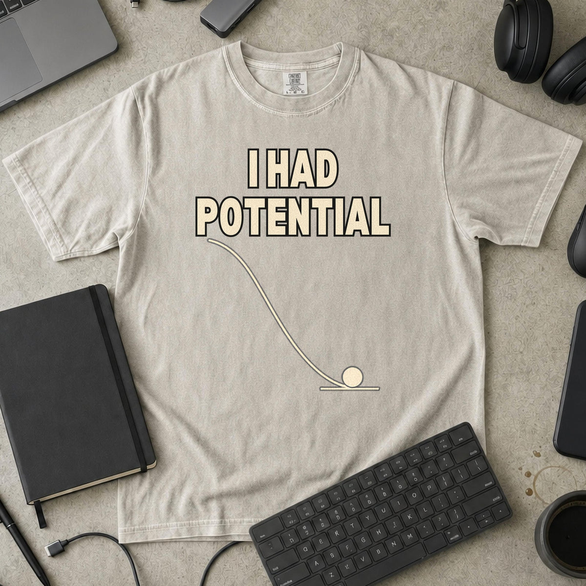 Nerd Collection Artwork 008 Premium Shirt - Ivory mockup