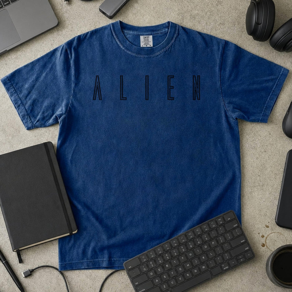 Nerd Collection Artwork T115 Premium Shirt - True Navy mockup