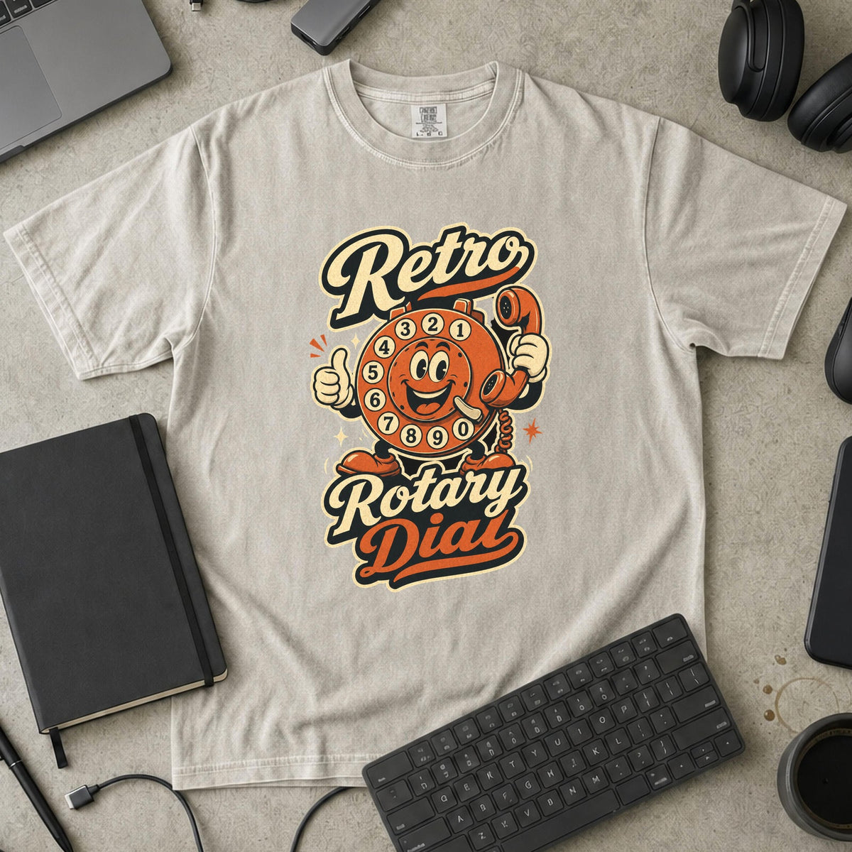 Nerd Collection Artwork T028 Premium Shirt - Ivory mockup