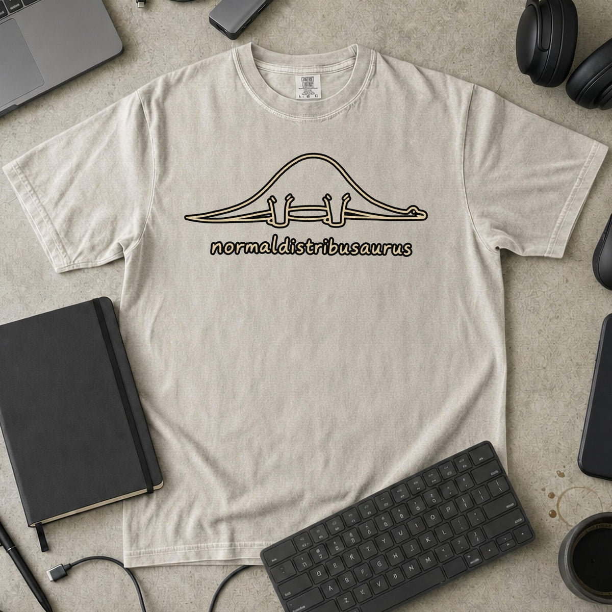 Nerd Collection Artwork T041 Premium Shirt - Ivory mockup