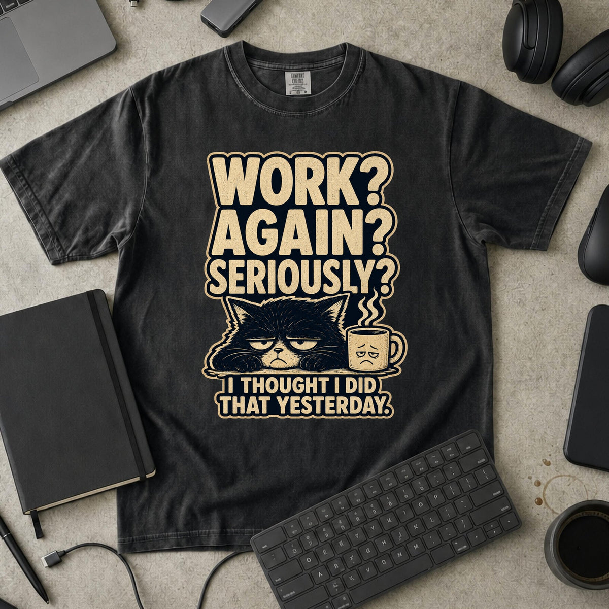 Nerd Collection Artwork T051 Premium Shirt - Black mockup