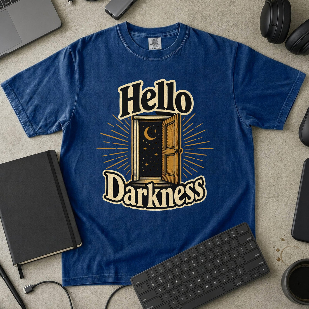 Nerd Collection Artwork T091 Premium Shirt - True Navy mockup
