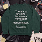 A Fine Line Sweatshirt — Bottle Green