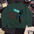 A Nightmare On Main Branch Sweatshirt — Bottle Green