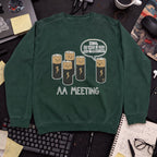AA Meeting Batteries Sweatshirt — Bottle Green