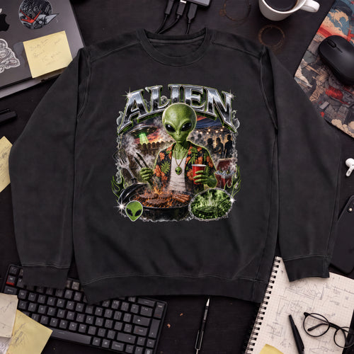 Alien Bootleg Sweatshirt — Black