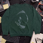 Alien Encounter Sweatshirt — Bottle Green