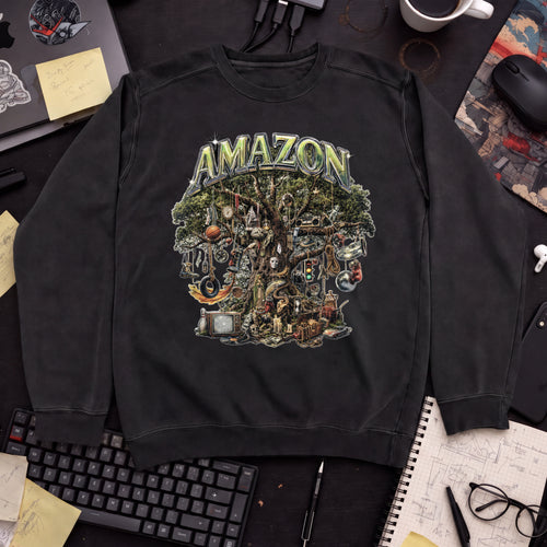Amazon Bootleg Sweatshirt — Black